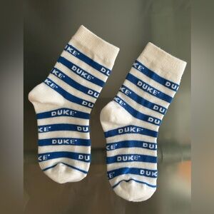 NWOT Youth Kids Duke University Socks (XS, 2-4 years)